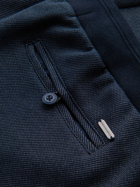 Ombre Clothing Moške bombažne športne hlače BASIC blue Ombre Oblačila