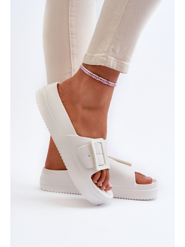 BIG STAR SHOES Ženski copati iz pene s platformo in zaponko Big Star