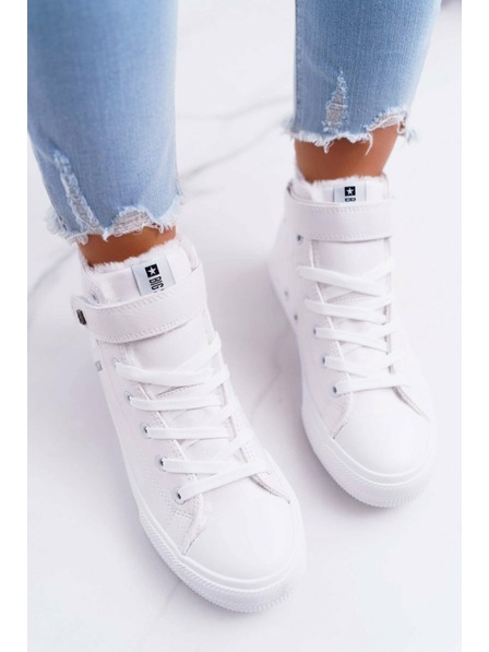 BIG STAR SHOES Izolirani usnjeni športni copati BIG STAR White Velikost: