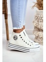 BIG STAR SHOES Ženski visoki copati Big Star - beli