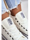 BIG STAR SHOES Ženski visoki copati Big Star - beli