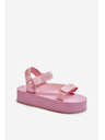 BIG STAR SHOES Ženske sandale s platformo Big Star Pink
