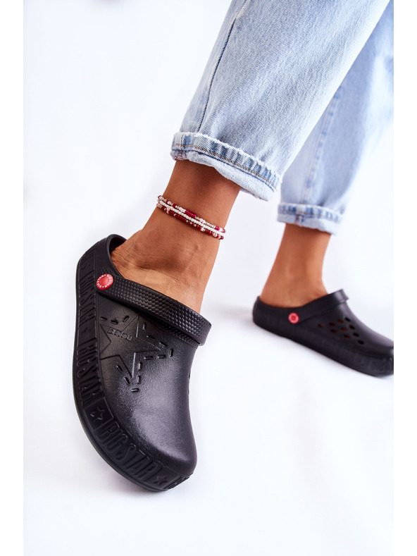 BIG STAR SHOES Ženski svetli copati Kroks Big Star