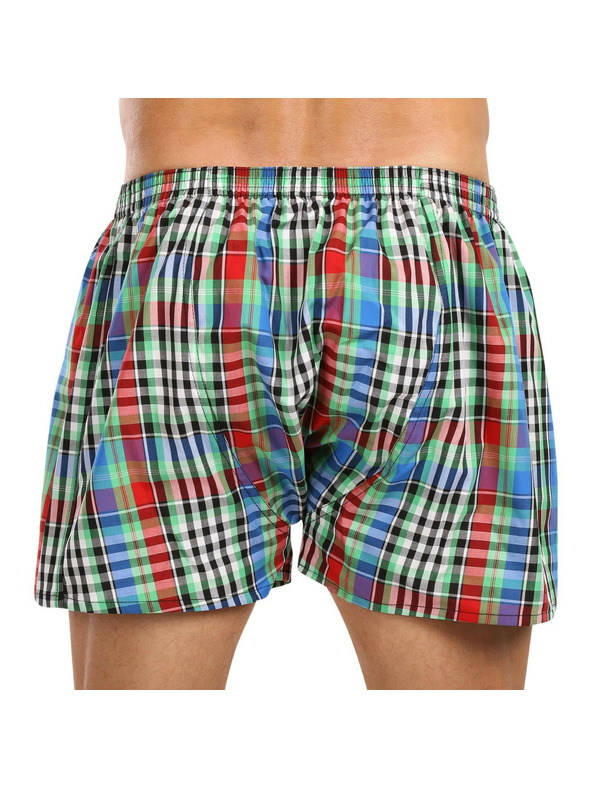 Styx Komplet treh - moške kratke hlače Styx classic rubber oversized večbarvne