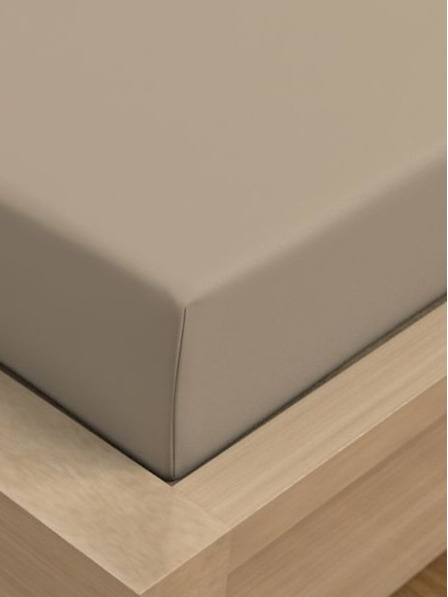 Kvalitex Saténové prestieradlo LUXURY COLLECTION 200x200cm béžové