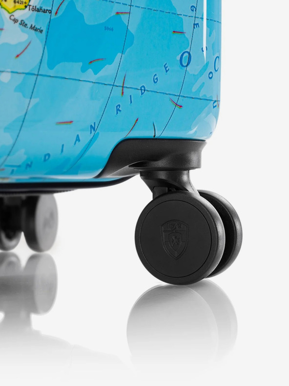 Heys Modrý vzorovaný cestovný kufor Heys Journey 3G L