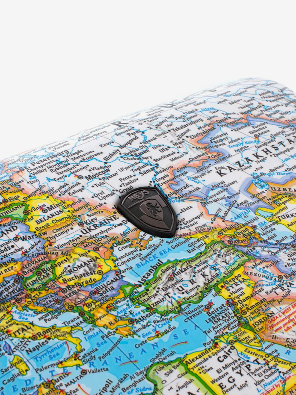 Heys Modrý vzorovaný cestovný kufor Heys Journey 3G L