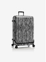 Heys Belo-črn potovalni kovček z živalskim vzorcem Heys EZ Fashion L Zebra