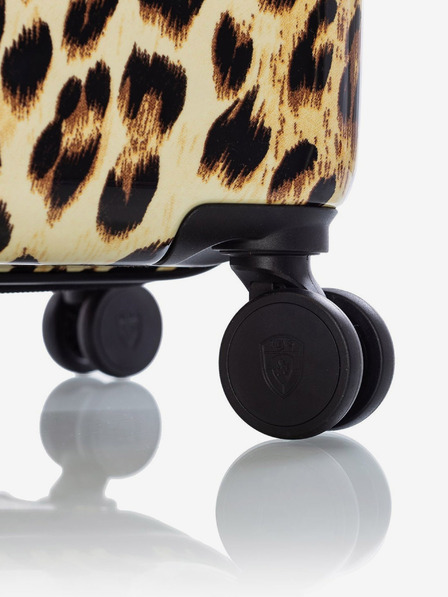 Heys Sada troch vzorovaných cestovných kufroch v hnedej farbe Heys Brown Leopard S,M,L