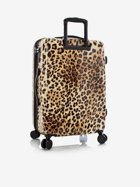 Heys Čierno-hnedý vzorovaný cestovný kufor Heys Brown Leopard M