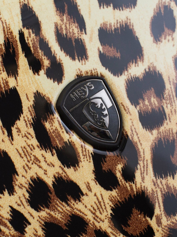 Heys Čierno-hnedý vzorovaný cestovný kufor Heys Brown Leopard M