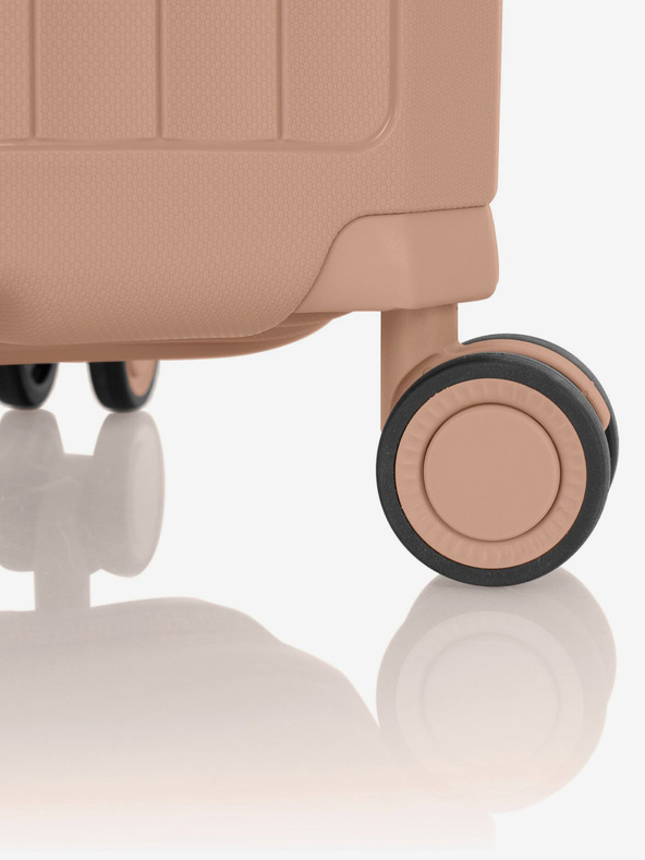 Heys Sada troch cestovných kufroch v béžovej farbe Heys Airlite S,M,L Nude