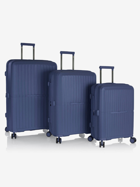 Heys Sada troch cestovných kufroch v modrej farbe Heys Airlite S,M,L Blue