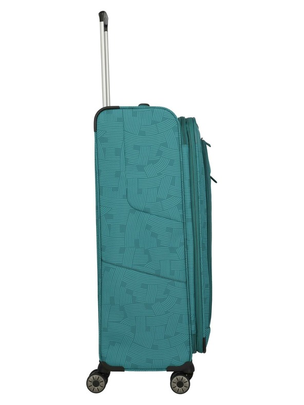 Travelite Potovalni kovček Travelite Skaii 4w L Print Petrol