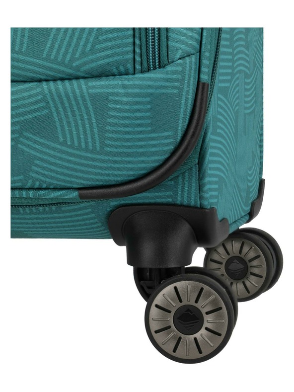 Travelite Potovalni kovček Travelite Skaii 4w L Print Petrol