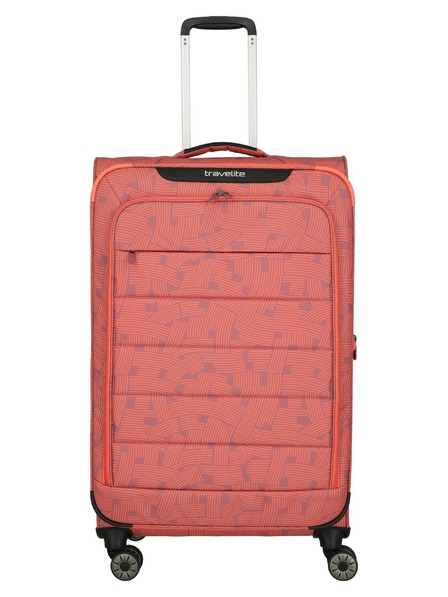 Travelite Potovalni kovček Travelite Skaii 4w L Print Peach