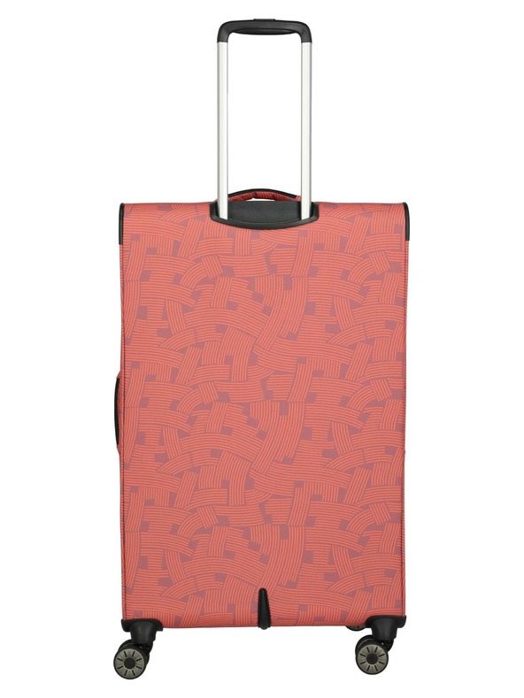 Travelite Potovalni kovček Travelite Skaii 4w L Print Peach