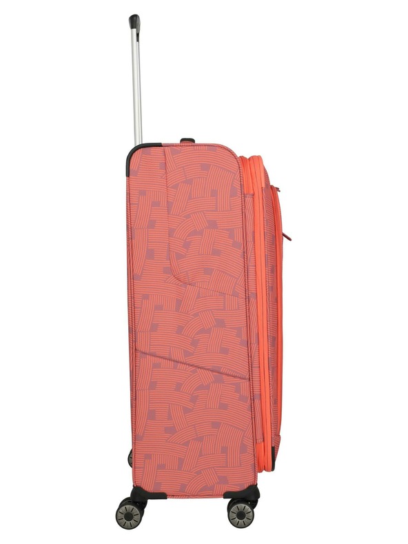 Travelite Potovalni kovček Travelite Skaii 4w L Print Peach