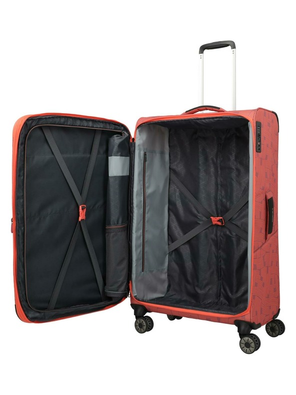 Travelite Potovalni kovček Travelite Skaii 4w L Print Peach