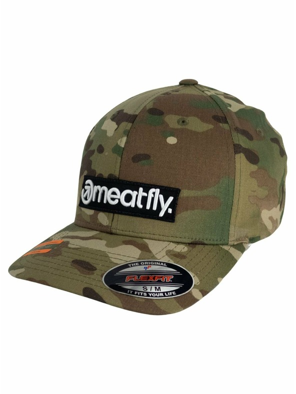 Meatfly Meatfly kapa Raptor Flexfit Multicam Logo | Večbarvna | Velikost