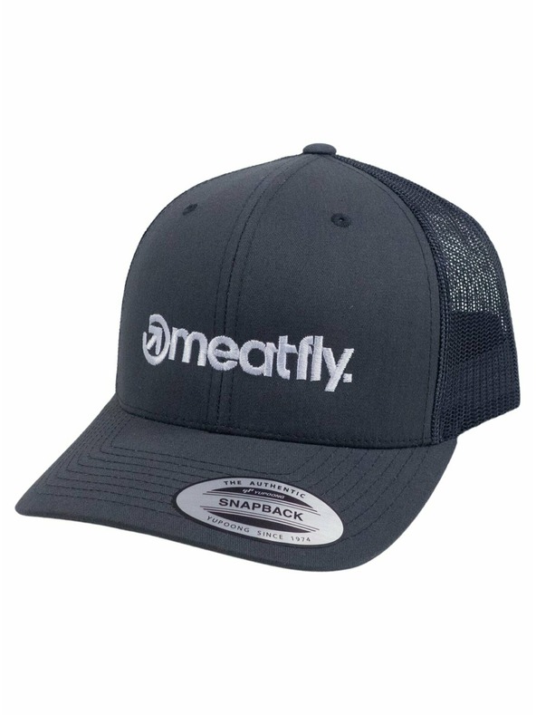 Meatfly Meatfly šiltovka MF Logo Trucker Tmavosivá | Sivá | Veľkosť