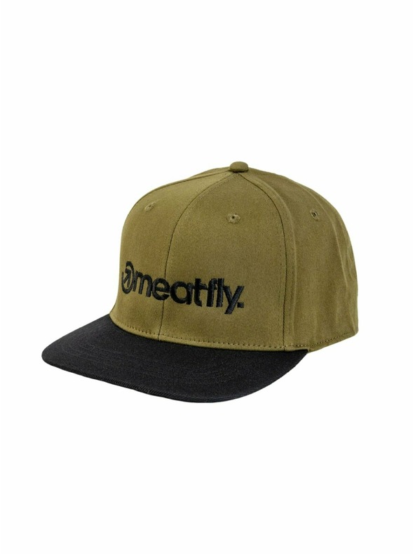 Meatfly Meatfly šiltovka Rens Snapback Olivová
