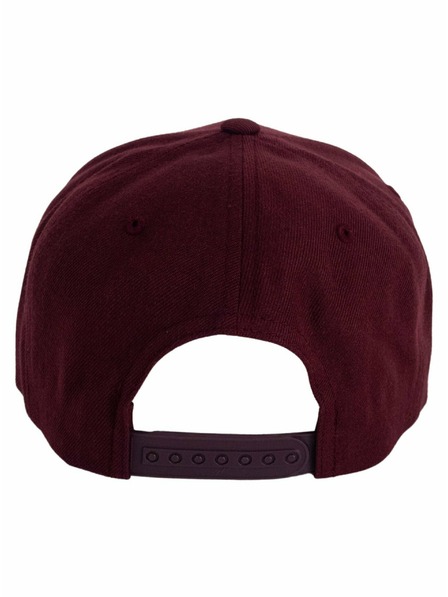 Meatfly Meatfly šiltovka Hornet Snapback Čierna Okrúhla/Tmavočervená | Čierna | Veľkosť