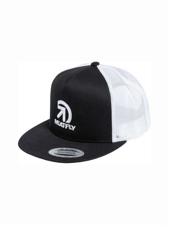Meatfly Meatfly šiltovka Kail Trucker Snapback Čierna | Čierna | Veľkosť