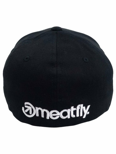 Meatfly Meatfly šiltovka Big Shock Flexfit Žltá/Čierna | Čierna | Veľkosť