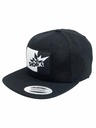Meatfly Meatfly kapa Big Shock Snapback White/Black | Črna | Velikost