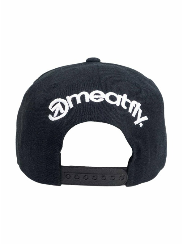 Meatfly Meatfly kapa Big Shock Snapback White/Black | Črna | Velikost