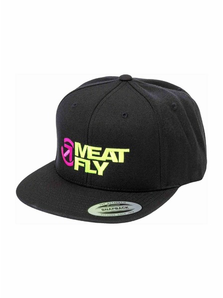 Meatfly Meatfly kapa Ness Snapback Lime / Black | Črna | Velikost