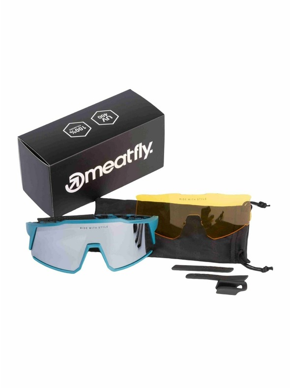 Meatfly Meatfly sončna očala Nate Petrol Camo | Modra | Velikost