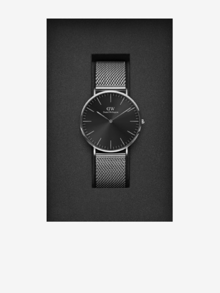 Daniel Wellington Moška ura srebrne barve Daniel Wellington Classic