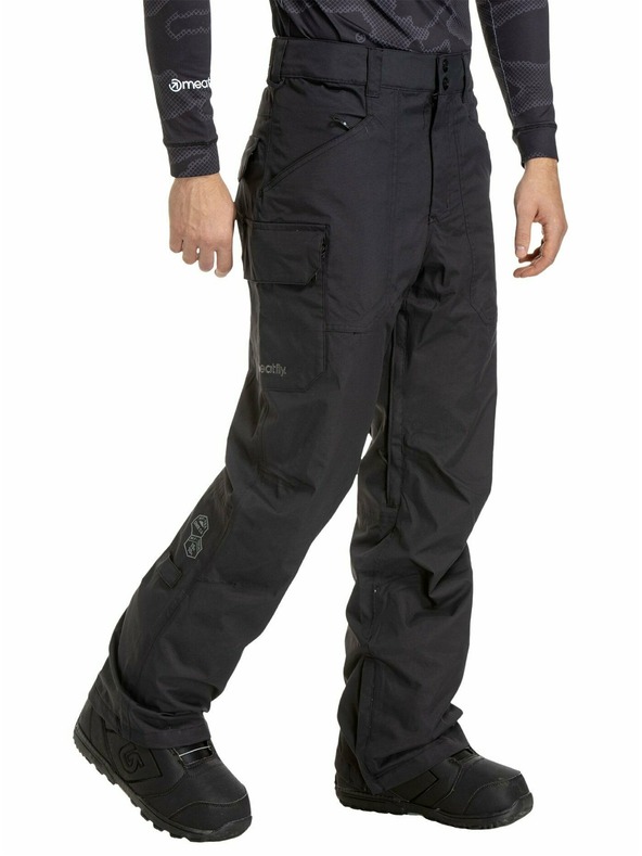 Meatfly Meatfly moške SNB & SKI hlače Oggy Black | Črna | Velikost
