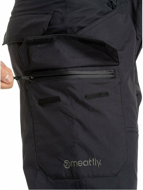 Meatfly Meatfly moške SNB & SKI hlače Oggy Black | Črna | Velikost