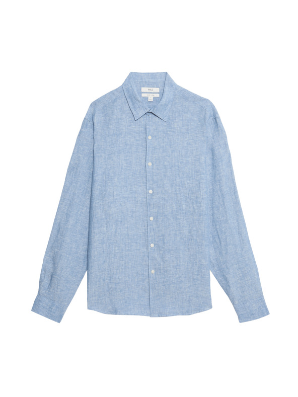 Marks & Spencer Srajca iz čistega lanu Marks & Spencer modra
