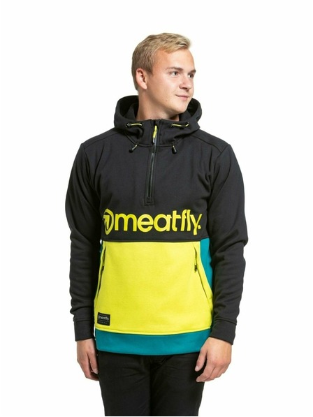 Meatfly Meatfly moška tehnična jopa Tason Lime / Black | Črna | Velikost