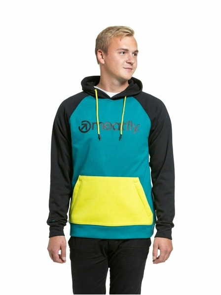 Meatfly Meatfly moška tehnična jopa Gravel Lime / Dark Teal | Zelena | Velikost