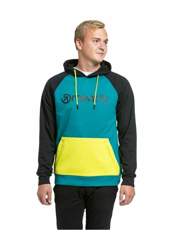 Meatfly Meatfly moška tehnična jopa Gravel Lime / Dark Teal | Zelena | Velikost