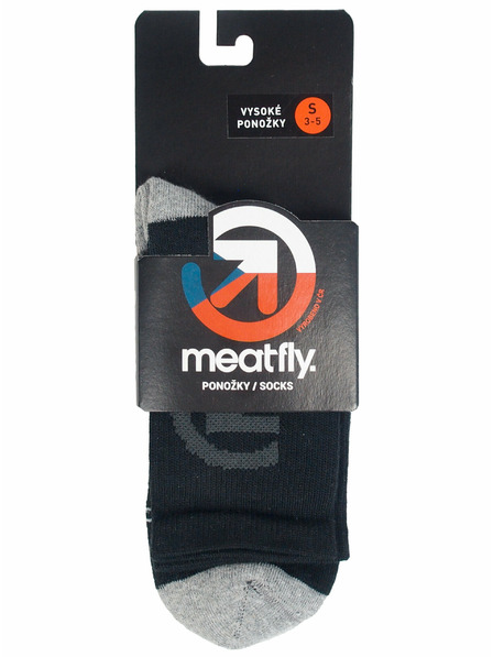 Meatfly Meatfly nogavice Long Bike Black | Črna | Velikost