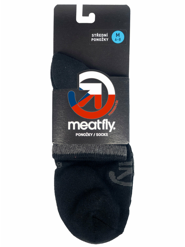 Meatfly Meatfly Socks Middle Black | Black | Size