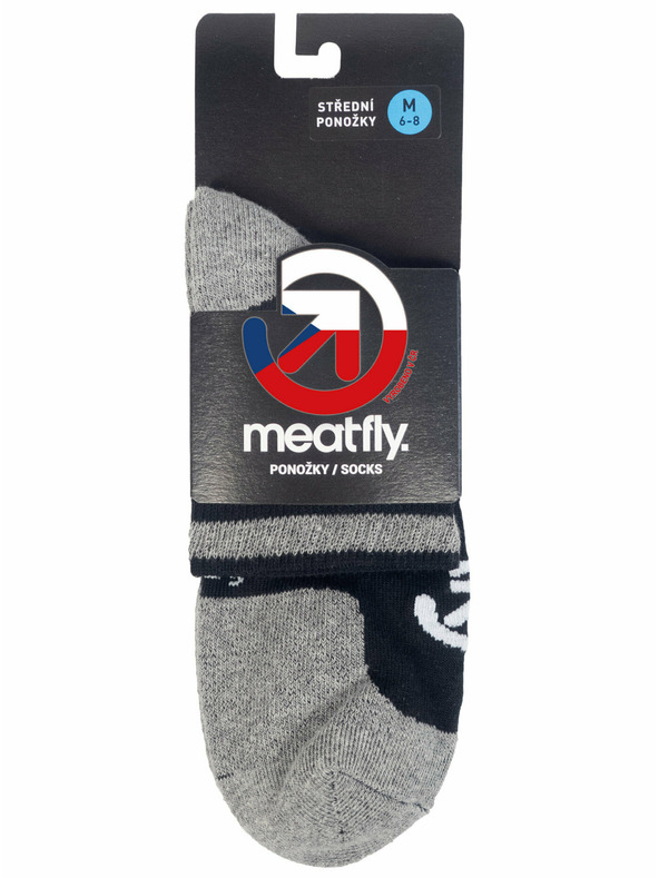 Meatfly Meatfly Socks Middle Grey | Grey | Size