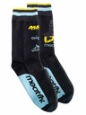Meatfly Meatfly Socks Dakar Blue/Yellow | Black | Size