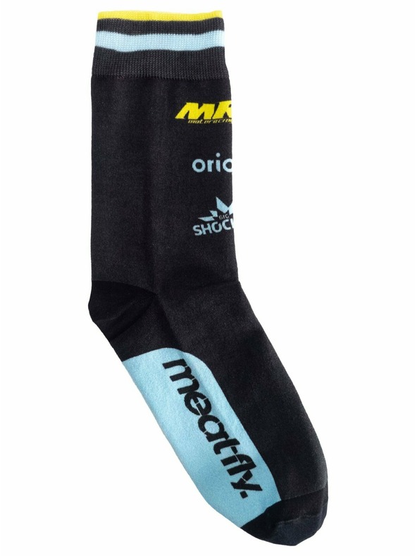 Meatfly Meatfly Socks Dakar Blue/Yellow | Black | Size