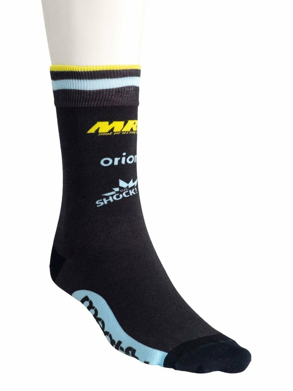 Meatfly Meatfly Socks Dakar Blue/Yellow | Black | Size