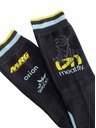 Meatfly Meatfly Socks Dakar Blue/Yellow | Black | Size
