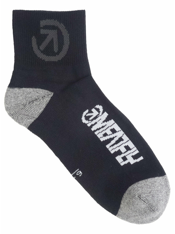 Meatfly Meatfly Socks Middle Bike Black | Black | Size
