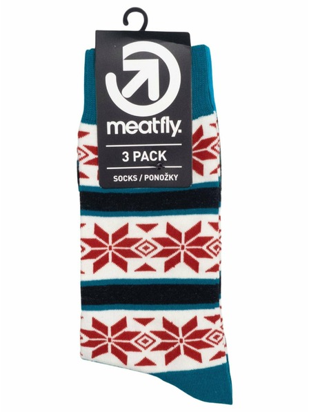 Meatfly Meatfly Socks Lexy Triple Pack Norway | Multicolor | Size