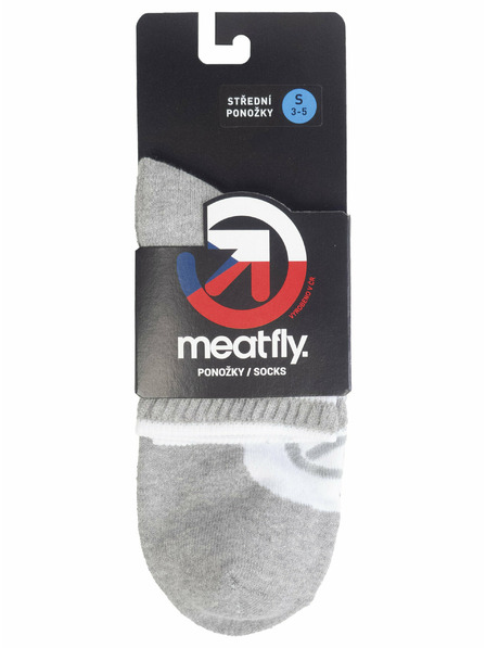 Meatfly Meatfly Socks Middle White | White | Size